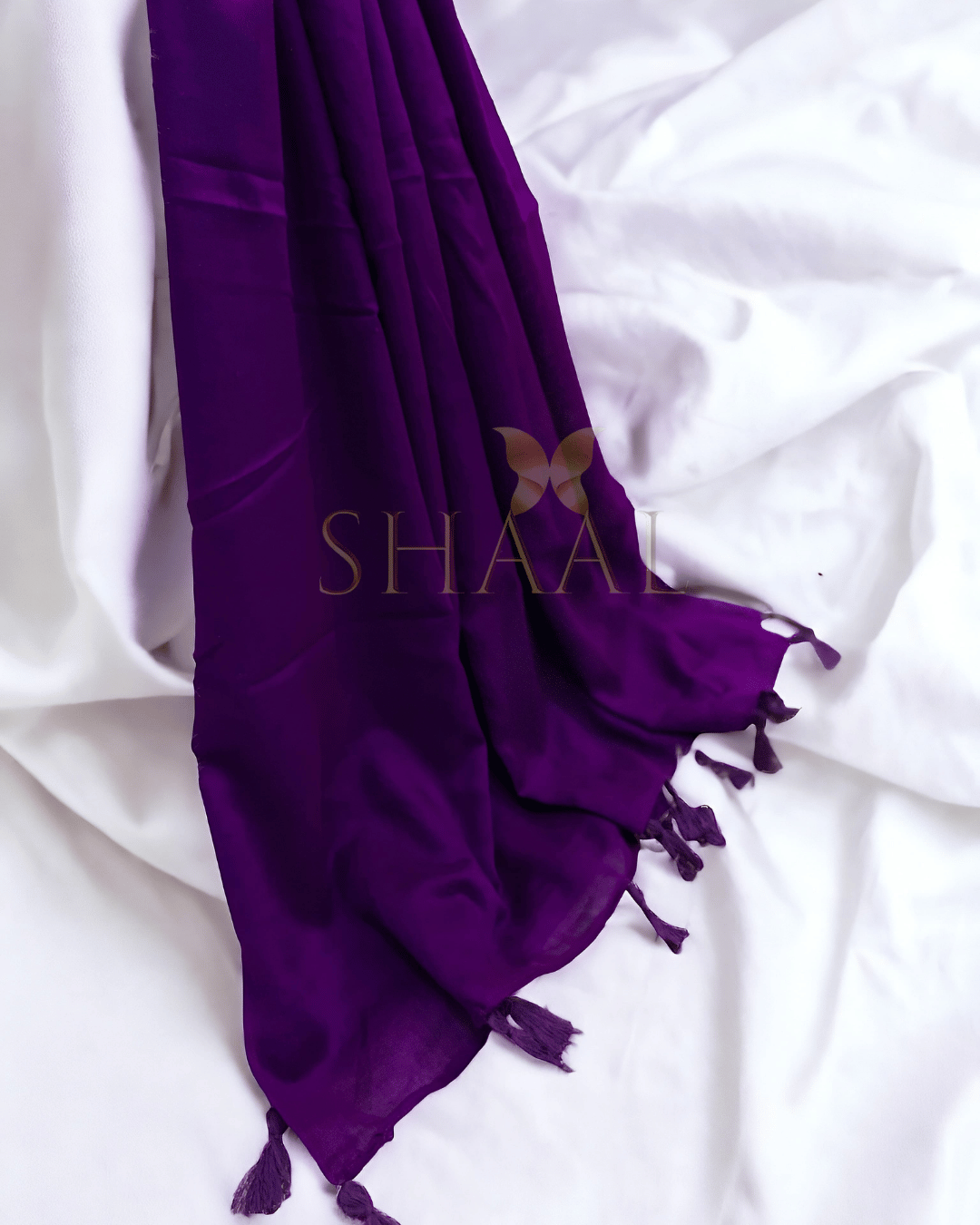 Ultra Violet- Lawn Tassel Hijab