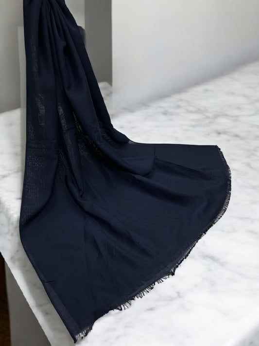Midnight Blue - Solid Modal Hijab