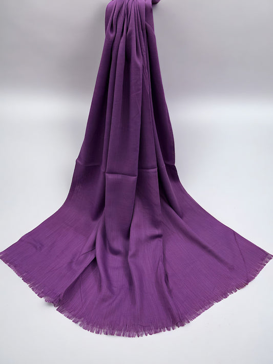 Purple - Extra Large Turkish Lawn Hijab