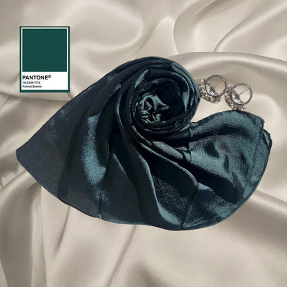 Crinkle Silk Hijabs
