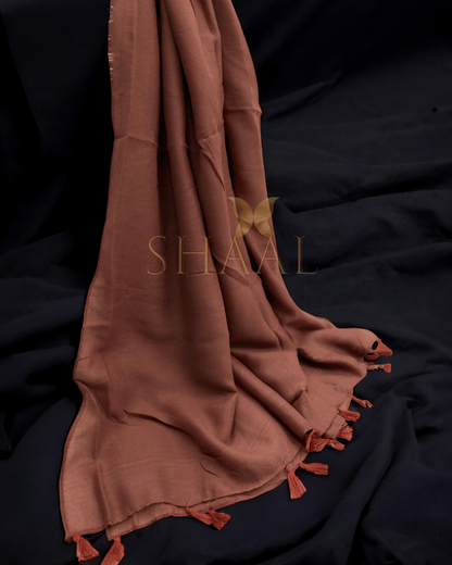 Brick Brown - Lawn Tassel Hijab