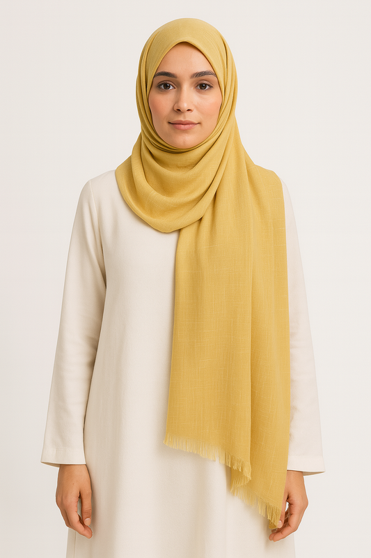 Vanilla - Extra Large Turkish Lawn Hijab