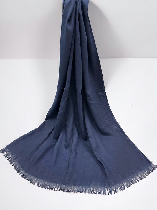 Navy - Extra Large Turkish Lawn Hijab