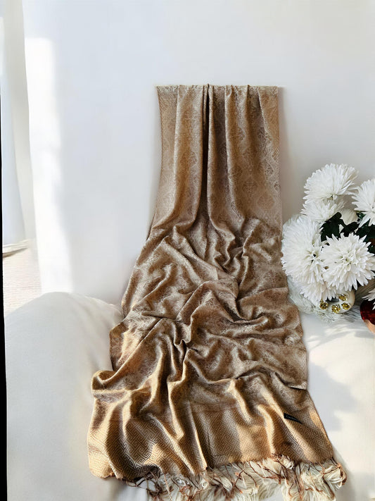 Cool Beige Pashmina Hijab Shaal