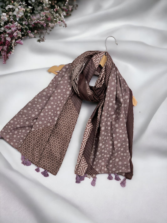 Rosewood Printed Lawn Hijab