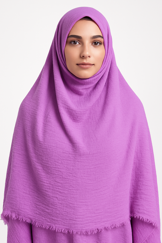 Violet - Crimp Lawn Hijab