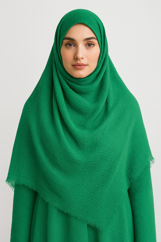 Seafoam Green - Crimp Lawn Hijab
