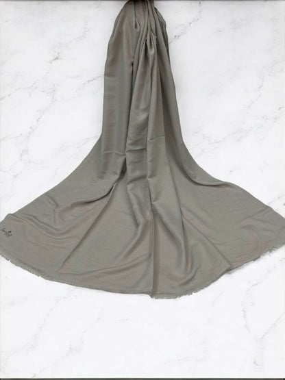 Silver - Solid Modal Hijab