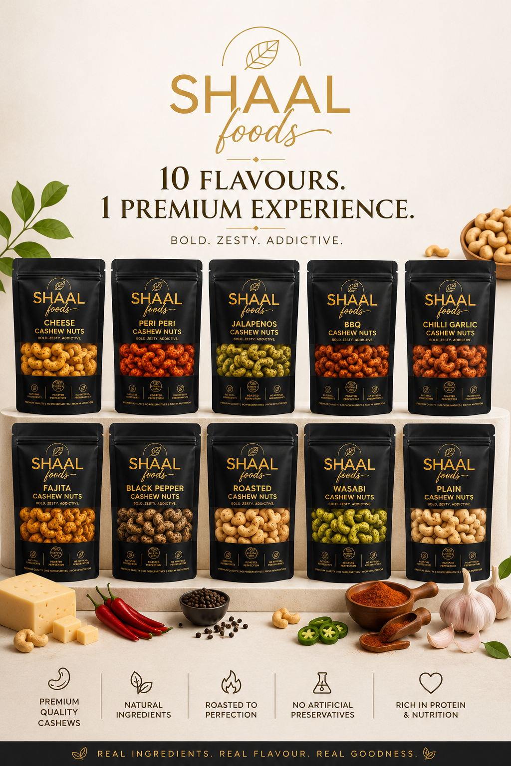 Cashews Bundle Deal (10 in 1)