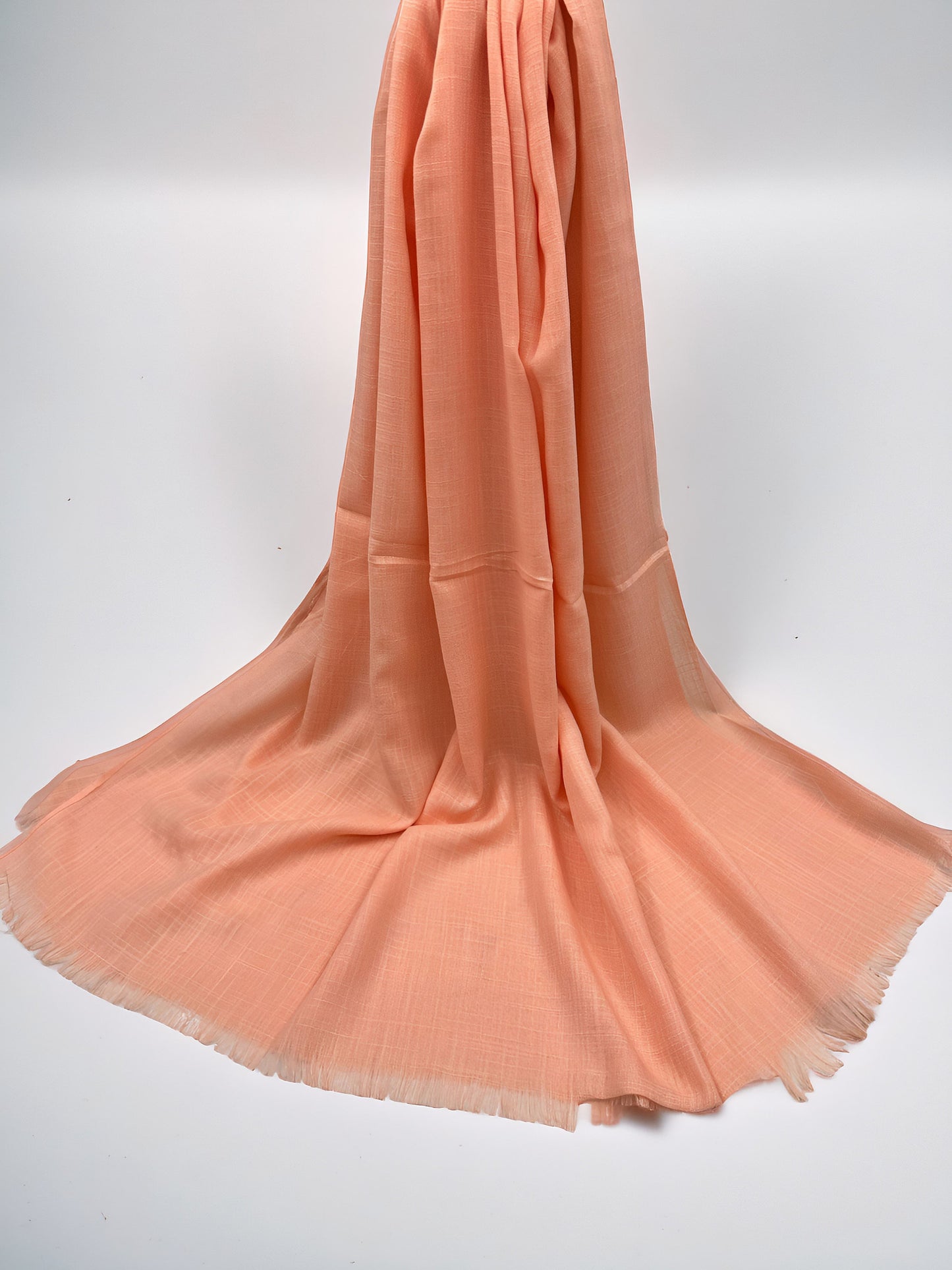 Bright Salmon - Extra Large Turkish Lawn Hijab