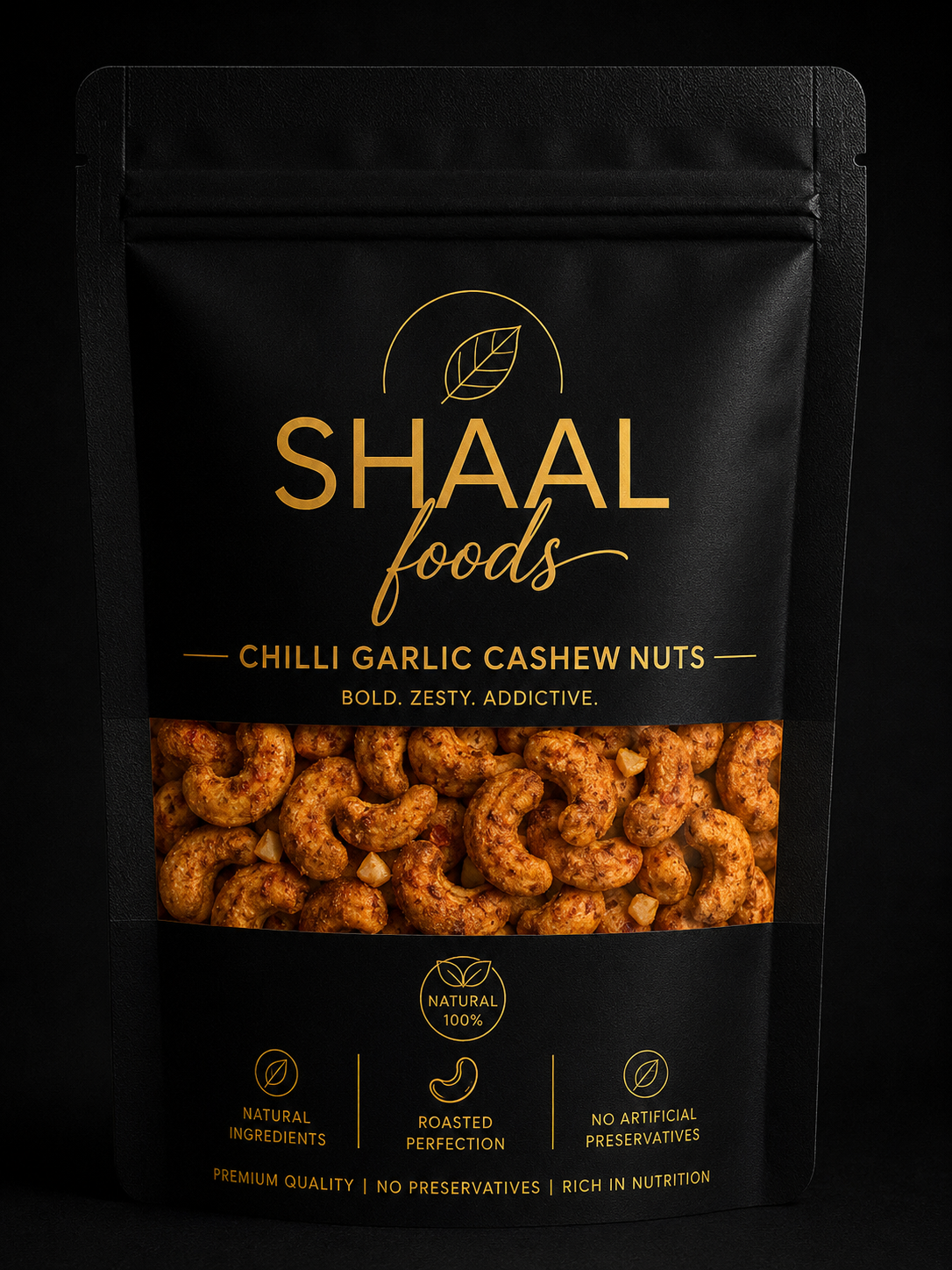 Chilli Garlic Cashews