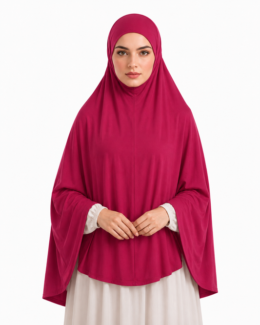 Jersey Cotton Makna - Raspberry Red
