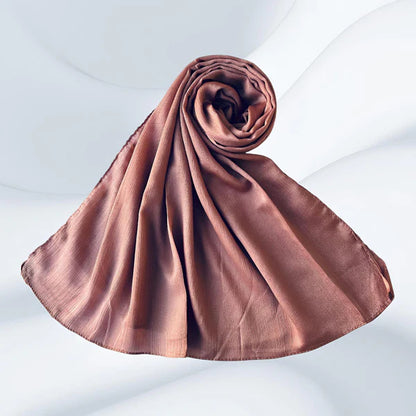 Crinkle Silk Hijabs