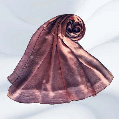 Crinkle Silk Hijabs