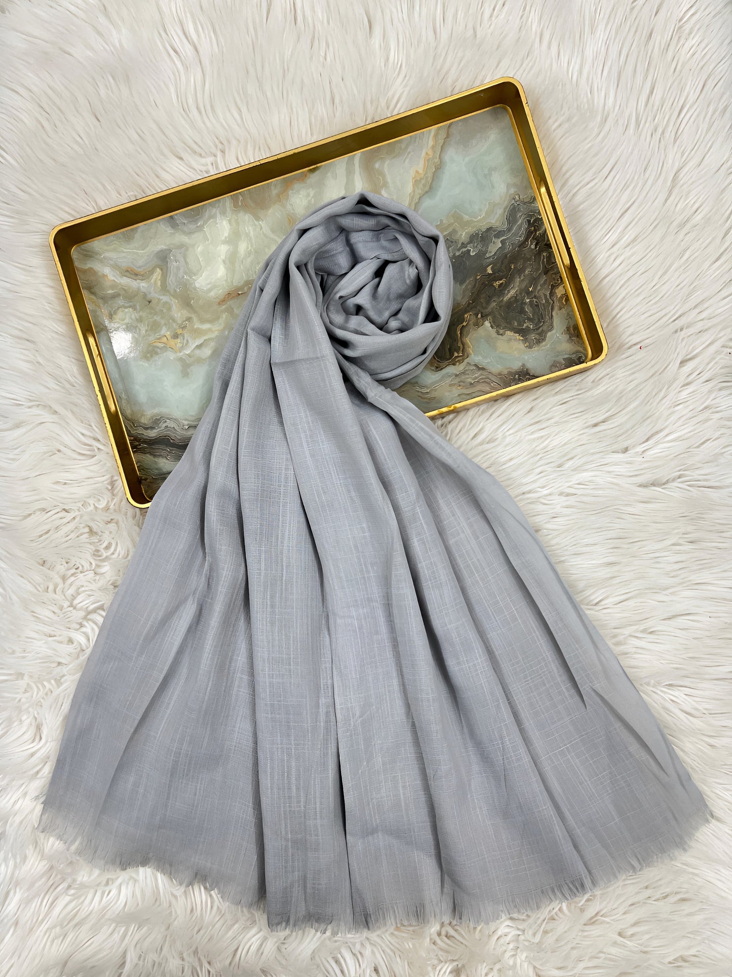 Glacier Grey - Turkish Lawn Hijab