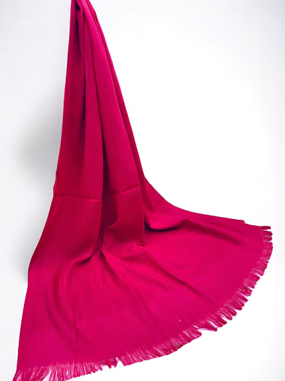 Raspberry Pink - Extra Large Turkish Lawn Hijab