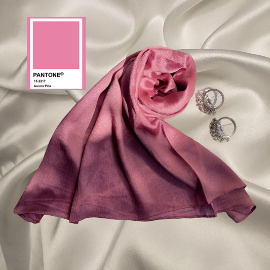 Aurora Pink - Crinkle Silk Hijabs