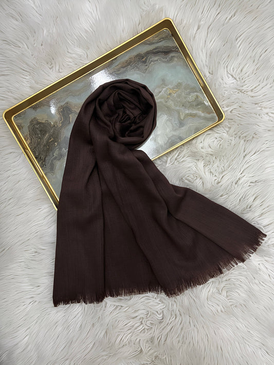 Walnut brown - Turkish Lawn Hijab