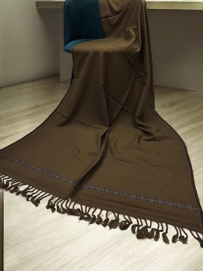 Men’s Winter Shawl - Ash Brown