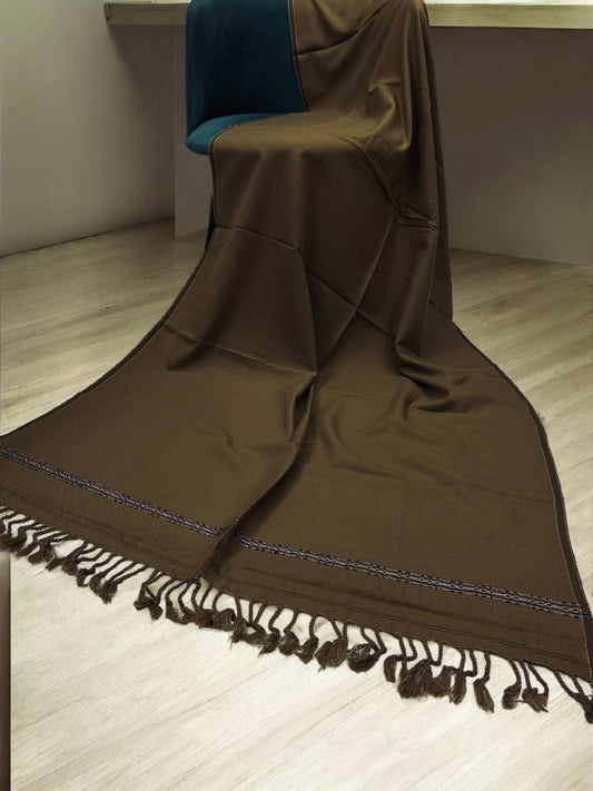 Men’s Winter Shawl - Ash Brown