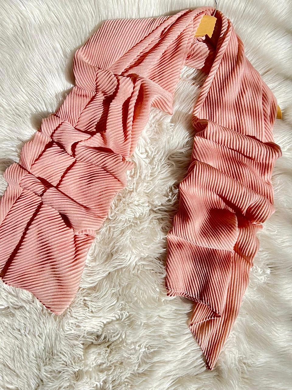 Baby Pink - Crumpled Lawn Hijab