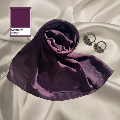 Crinkle Silk Hijabs