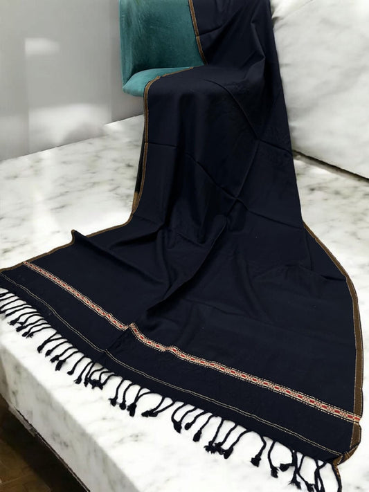 Men’s Winter Shawl - Navy Blue