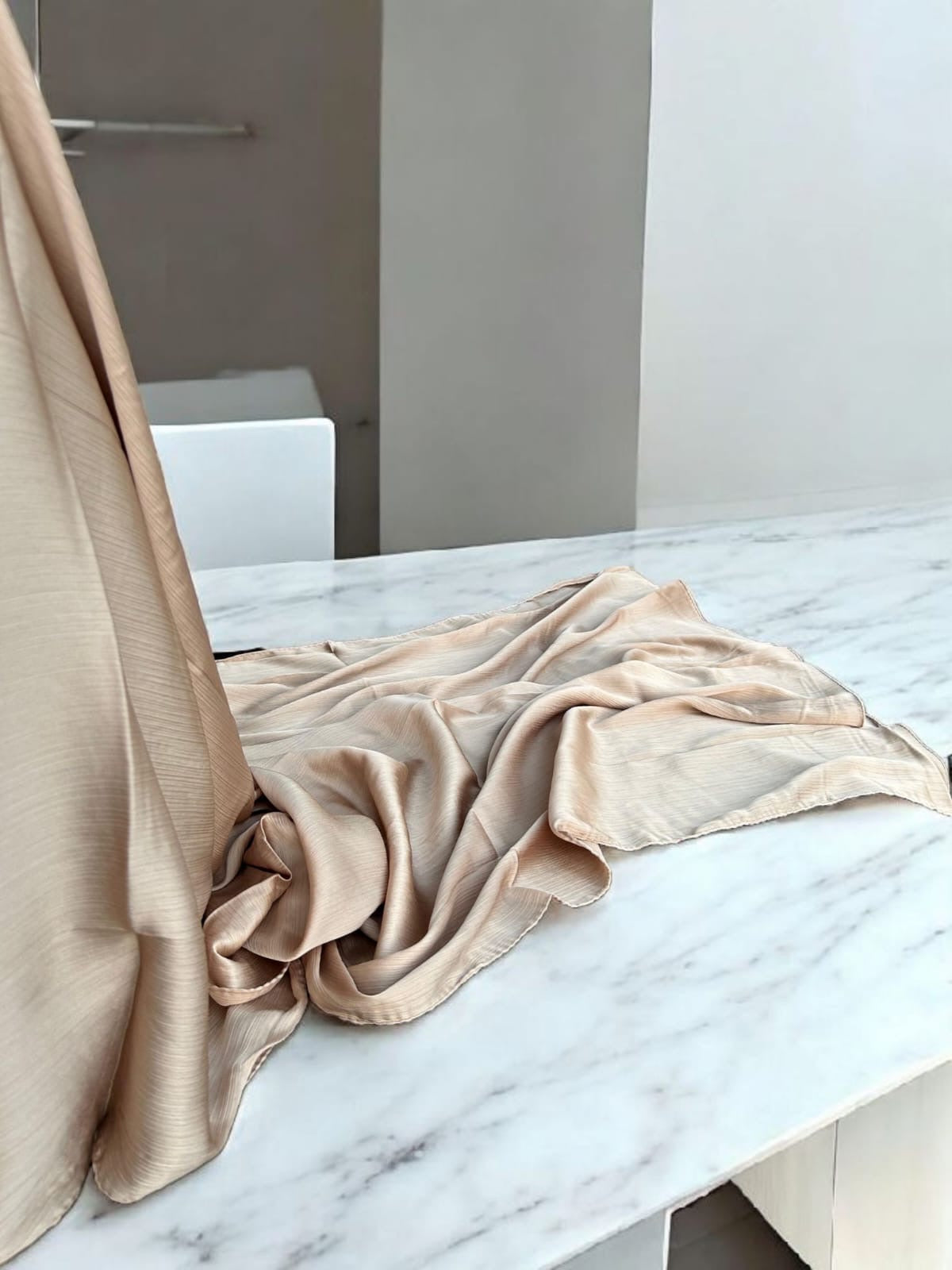 Sandy Tan - Matte Silk Hijab