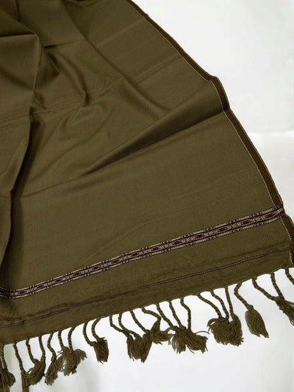 Men’s Winter Shawl - Peanut Brown