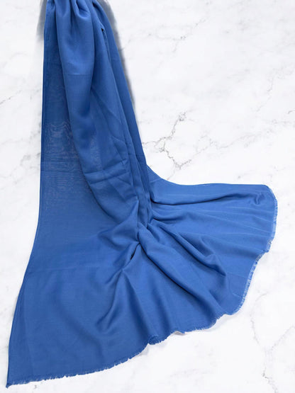 Blueberry Blue - Solid Modal Hijab