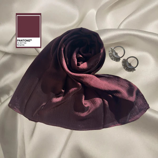 Crinkle Silk Hijabs