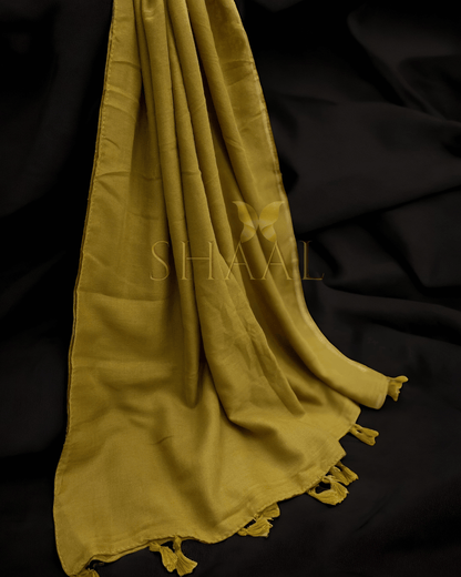 Mustard - Lawn Tassel Hijab