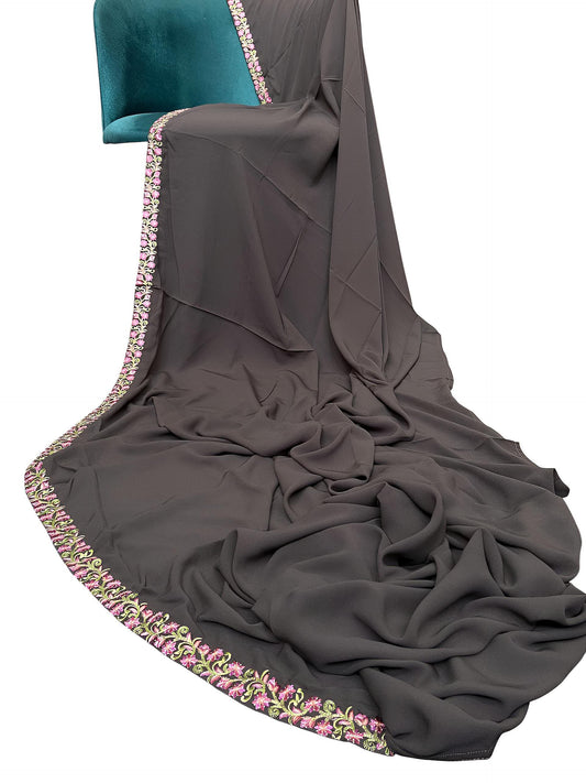 Luxury Iron Gray Korean Shaal