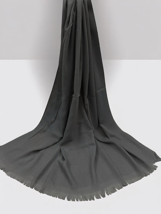 Gray - Extra Large Turkish Lawn Hijab