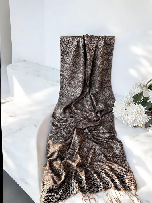 Cocoa Brown Pashmina Hijab Shaal