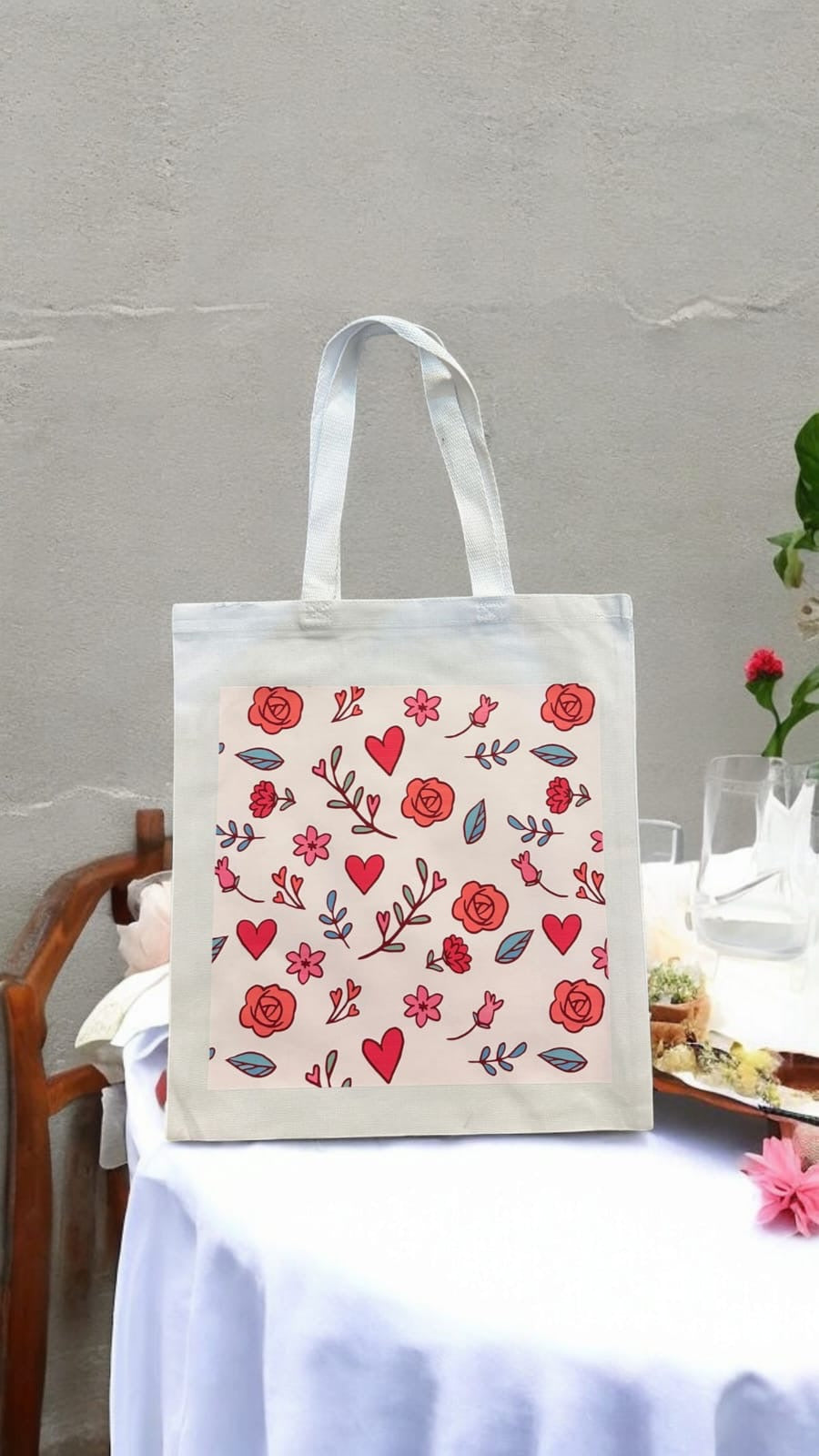 Floral Garden Tote Bag