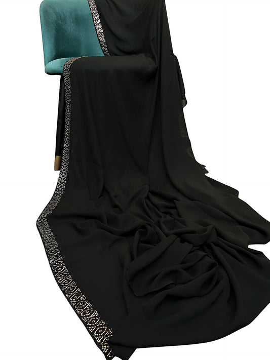 Black Bow Sparkle Shaal