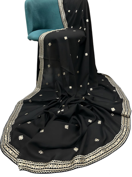 Black Double Diamond Shaal