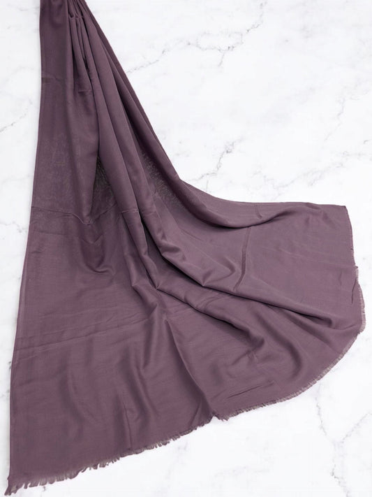Grape Purple - Solid Modal Hijab
