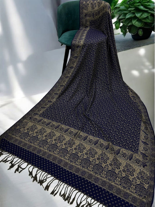 Starry Pashmina Shawl - Purple Greige