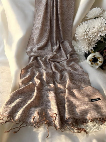 Linen Brown Pashmina Hijab Shaal