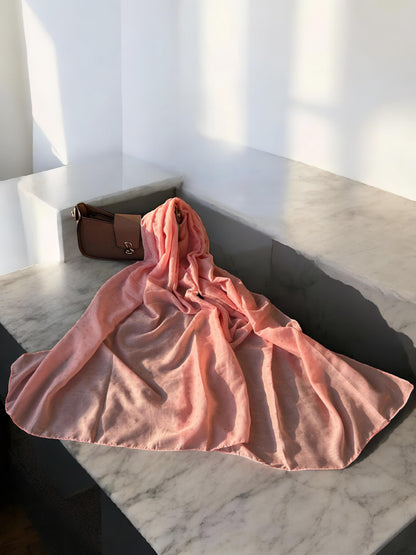 Kashmiri Pink Rose Sequence Hijab