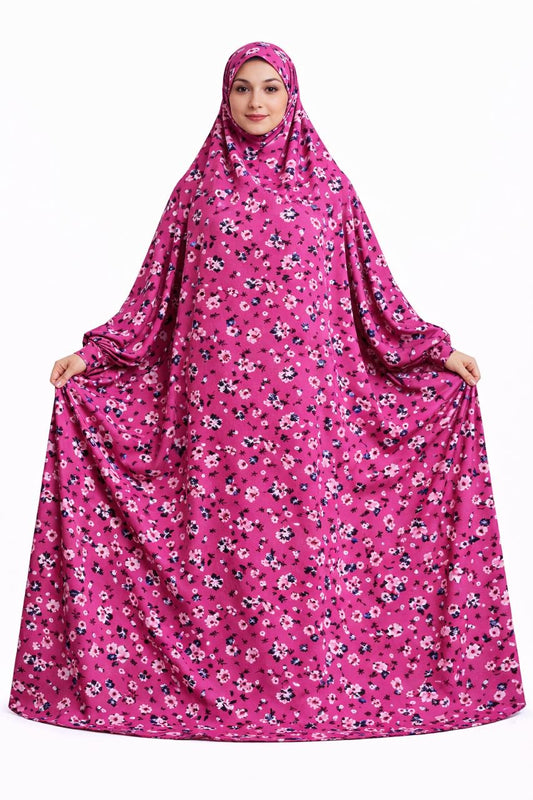 Namaz Chaadar - Geranium Floral