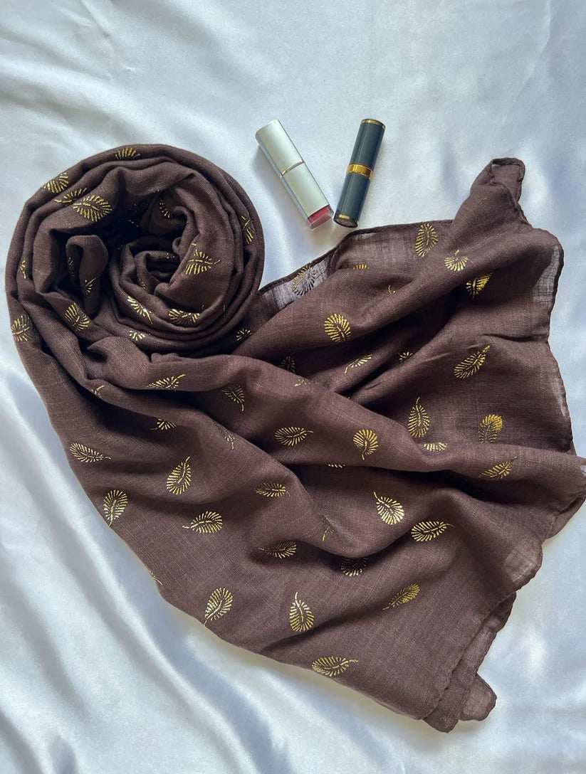 Brown - Pietra Fancy Hijab