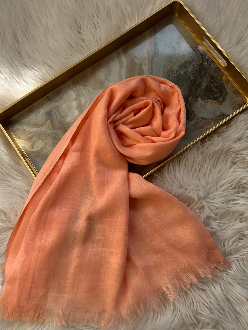 Peach - Turkish Lawn Hijab