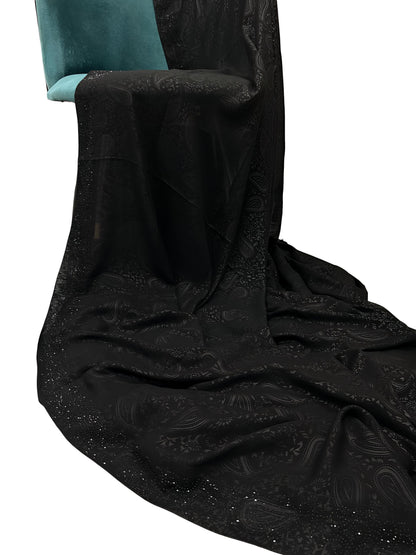 Self Printed Paisley Sparkle Shaal
