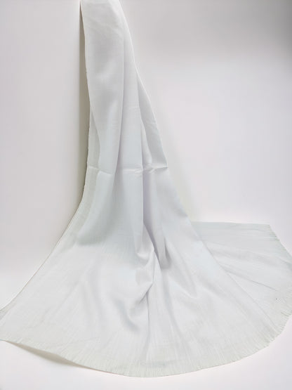 White - Extra Large Turkish Lawn Hijab