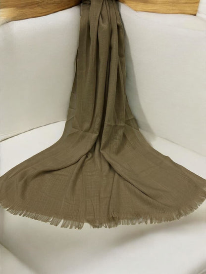 Peanut Brown - Extra Large Turkish Lawn Hijab