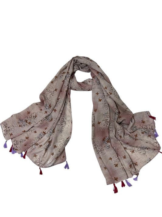 Ruby Petals Floral Printed Modal Hijab