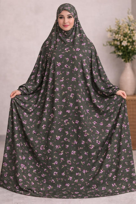 Namaz Chaadar - Crocus Floral